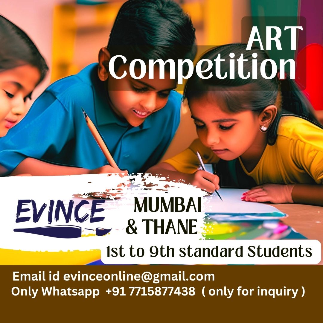 Kids Art Contest 2023 Evince Drawing painting Competition Mumbai Thane