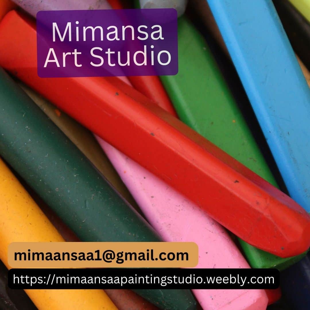 Art Supplies needed in Drawing Classes for Kids 3 year to 14 yrs olds