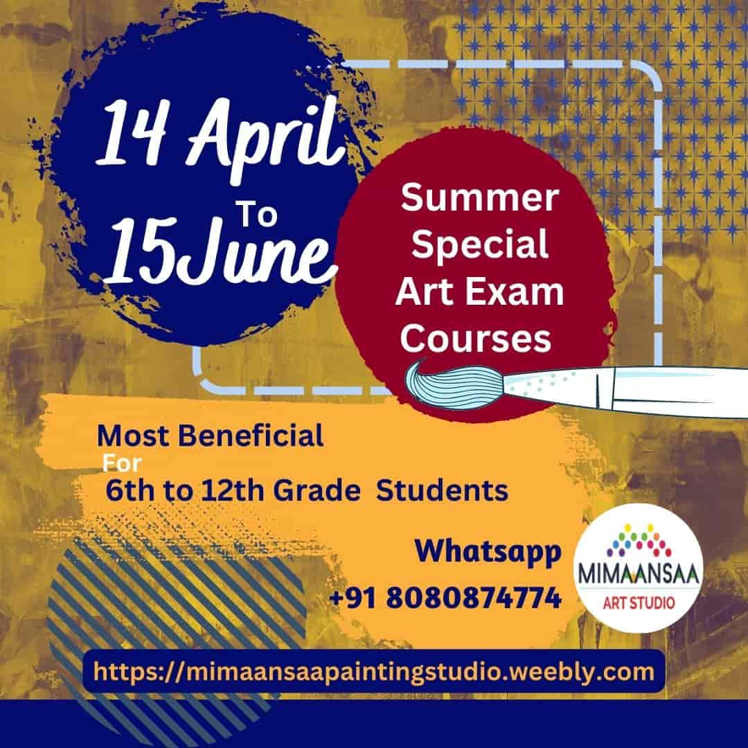 Design background with Intermediate Summer Courses Date Mentioned on it